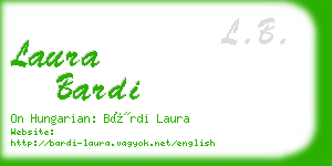 laura bardi business card